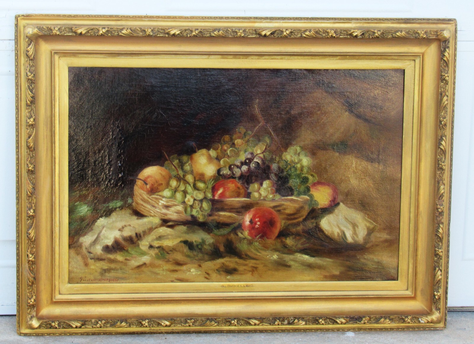 European School, 19th C. Still Life. Signed