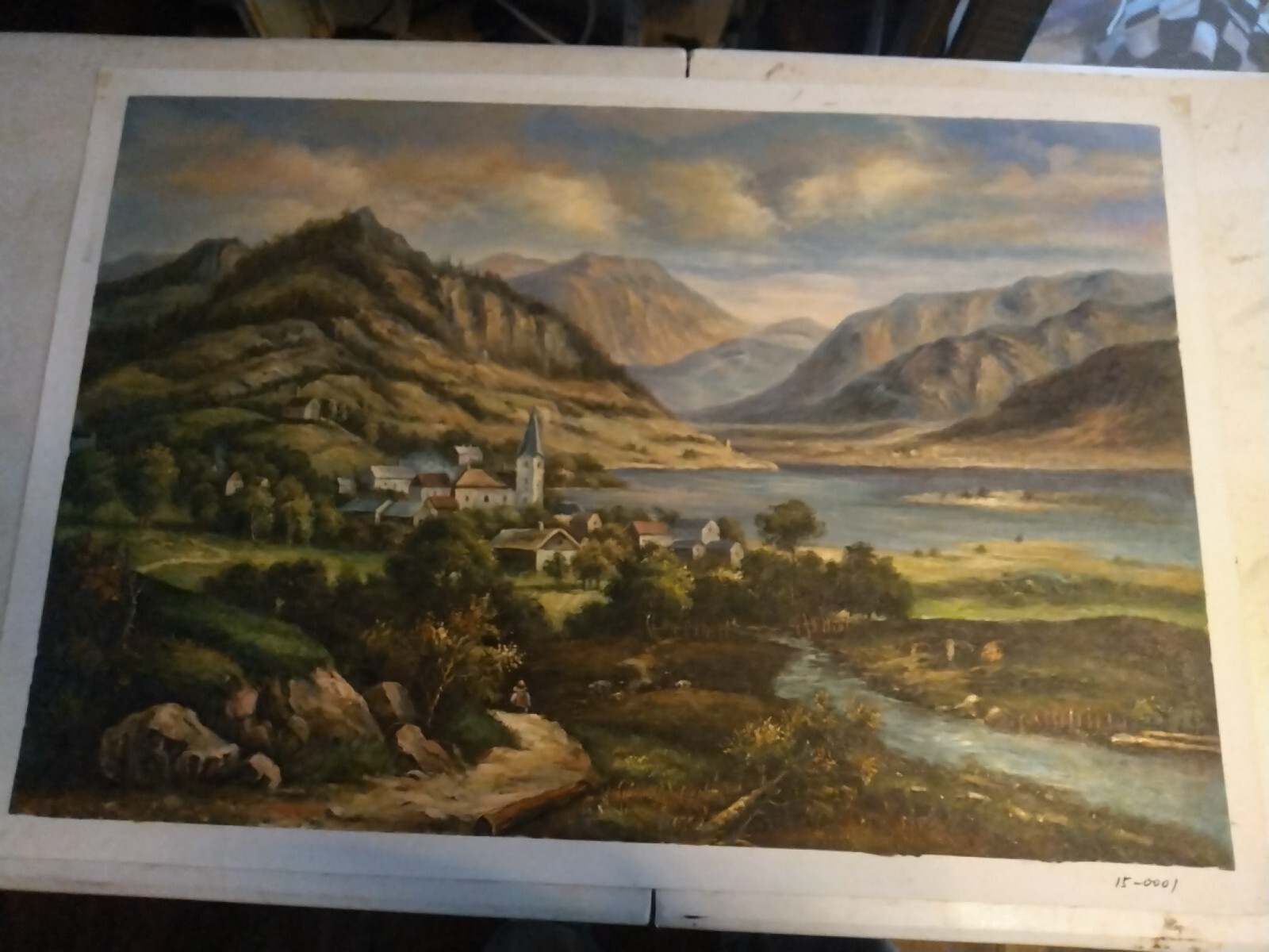 Hand Painted, oil on canvas, 24″ x 36″
