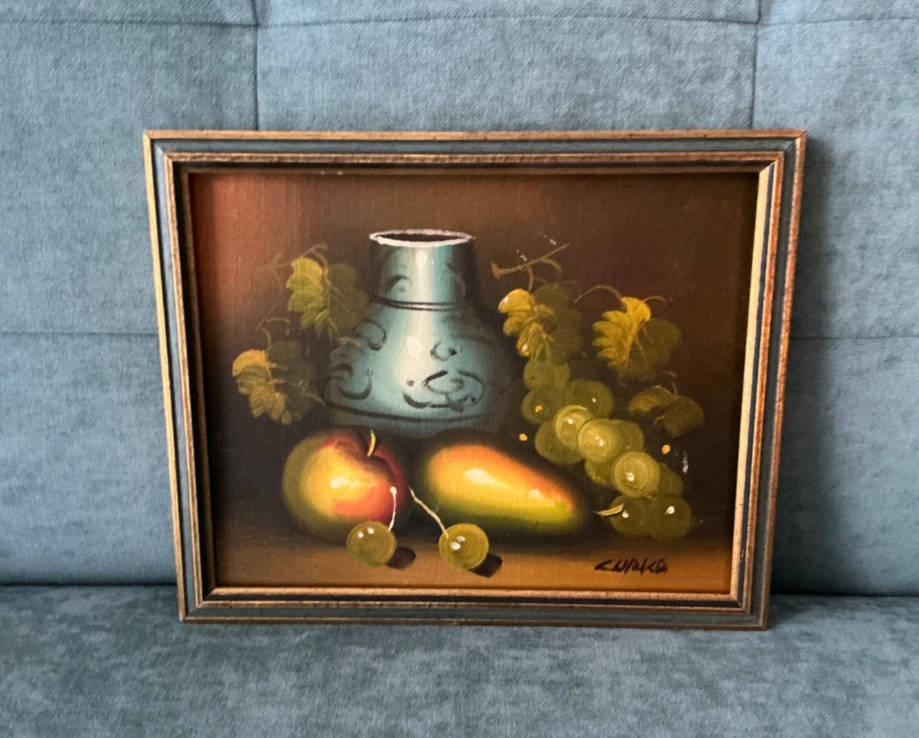 Original Oil Painting Still Life Realism 9″x12” Framed Signed