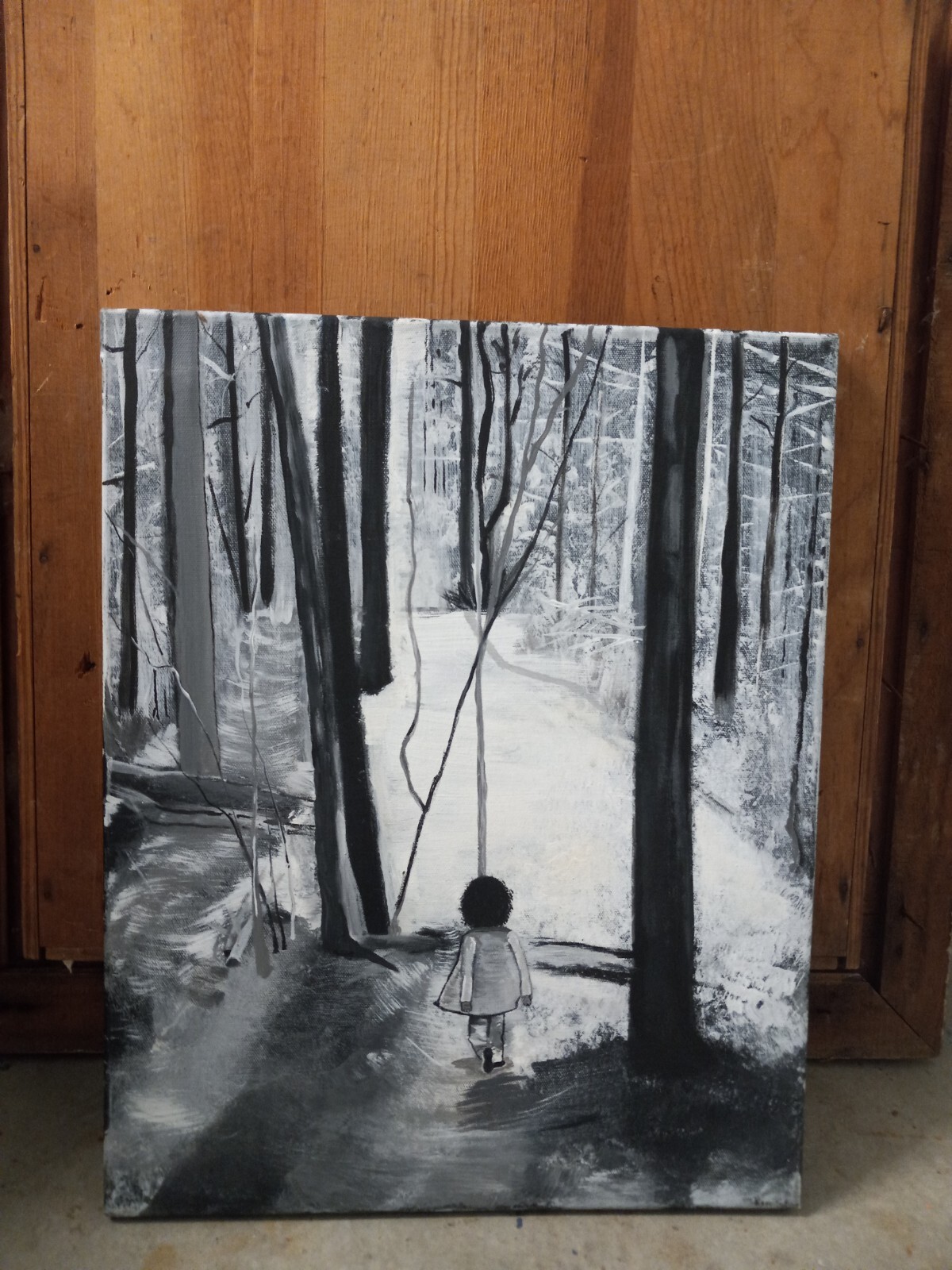 Boy in the woods
