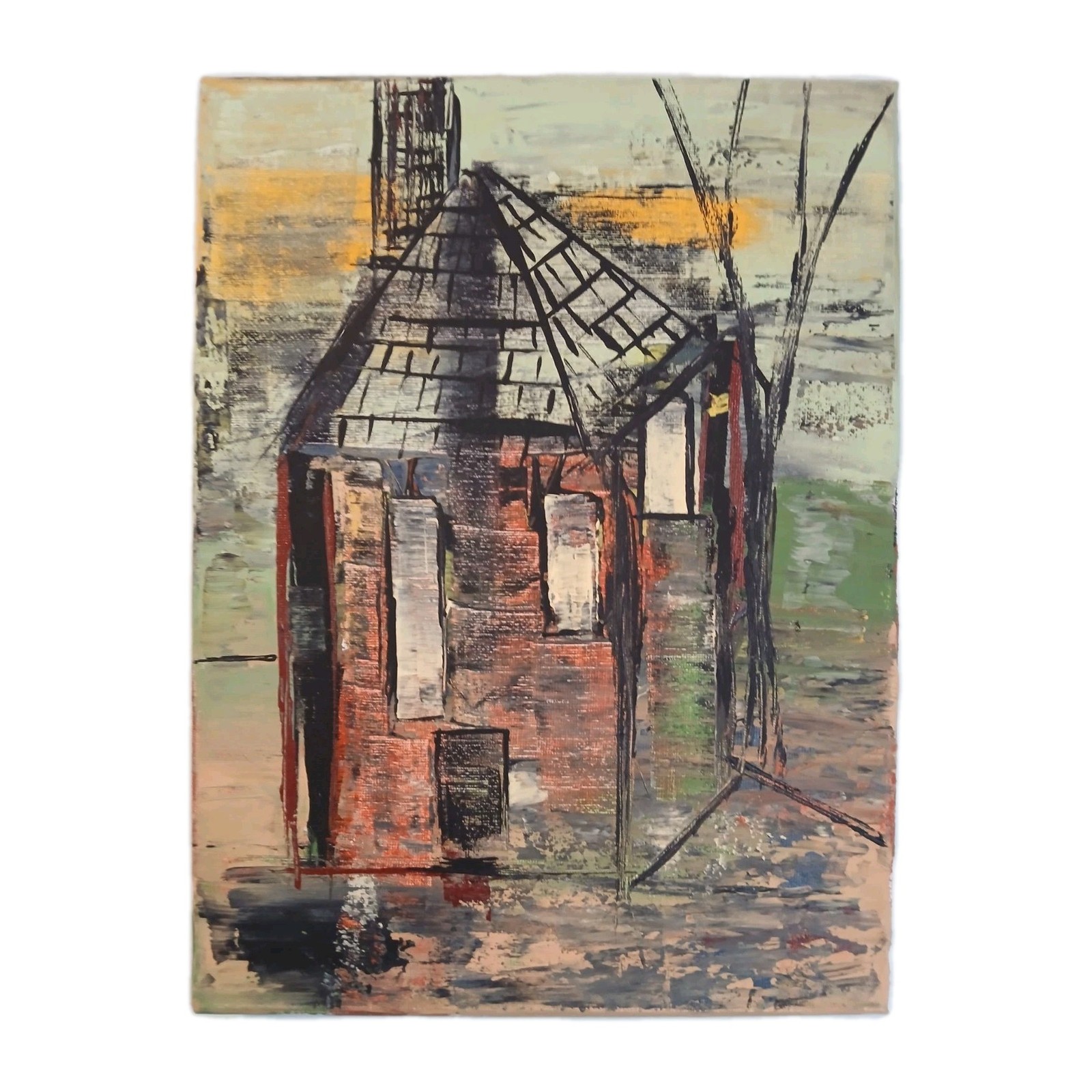 original acrylic abstract painting. Carriage House
