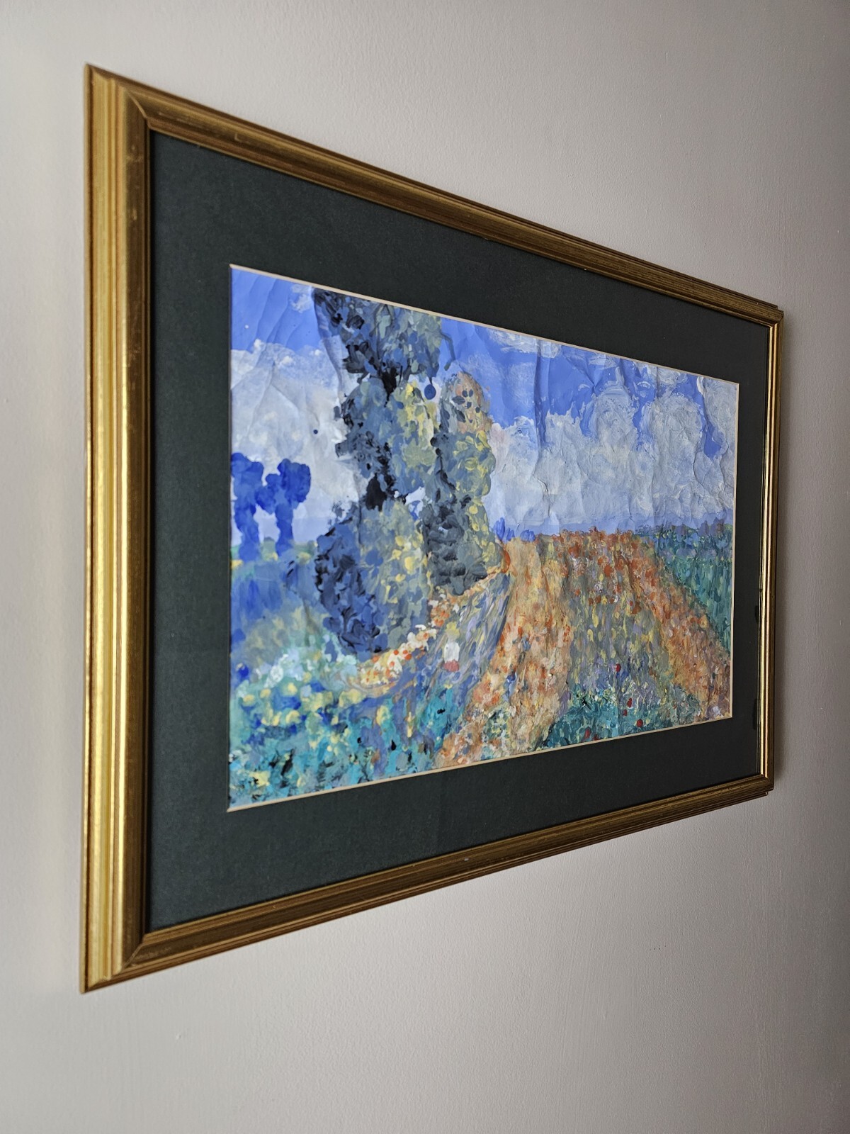 Vintage Original Samuel B. Pratt Painting 21.5×16.5 Framed Art