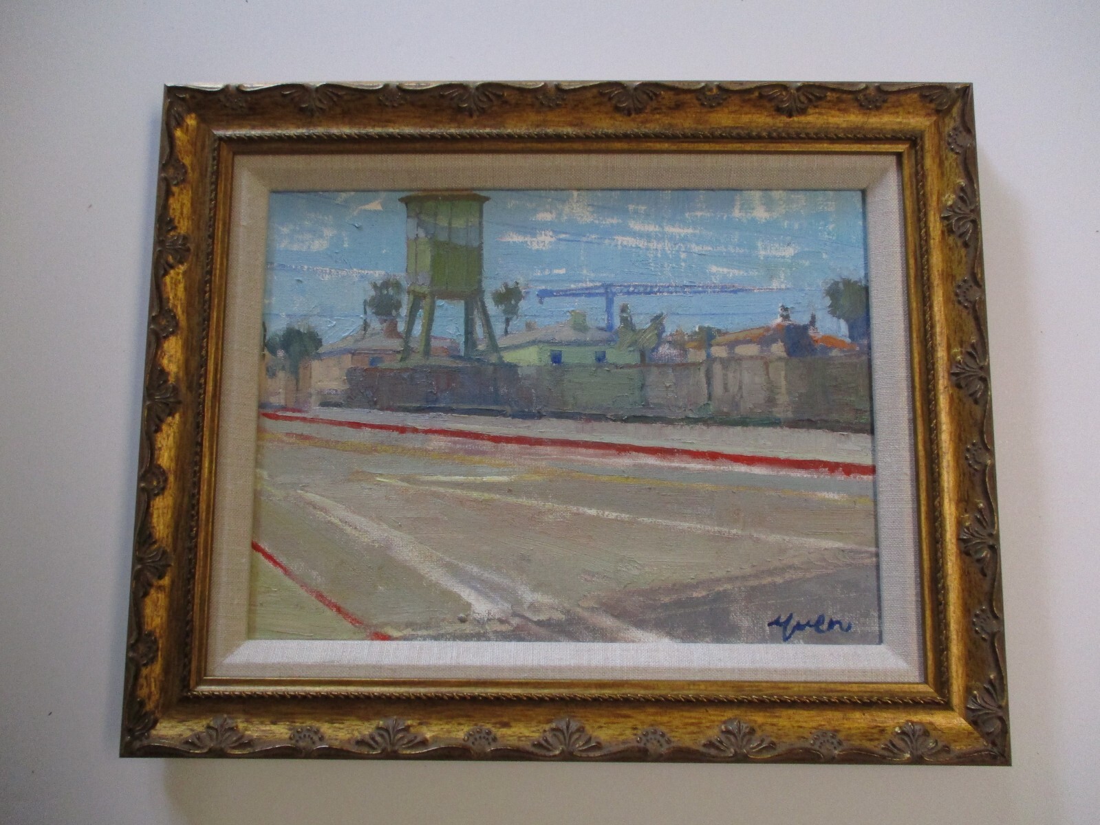 KEVIN YUEN PAINTING AMERICAN CALIFORNIA REGIONALIST IMPRESSIONIST URBAN LISTED