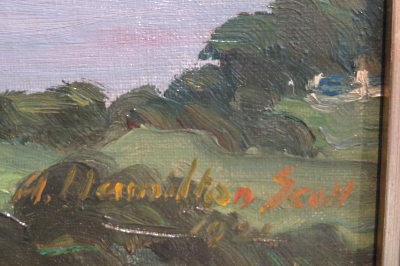 Alexander Scott (1876-1944) Scottish Highland Landscape ANTQUE OIL PAINTING