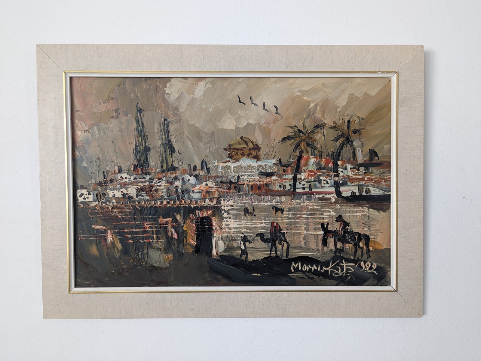 Morris Katz Oil Painting