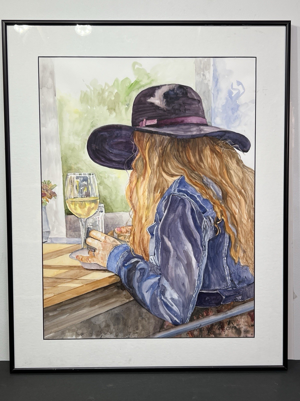 Original Watercolor by: LAURA HOPPER. Colorful-Detailed-Excellent.