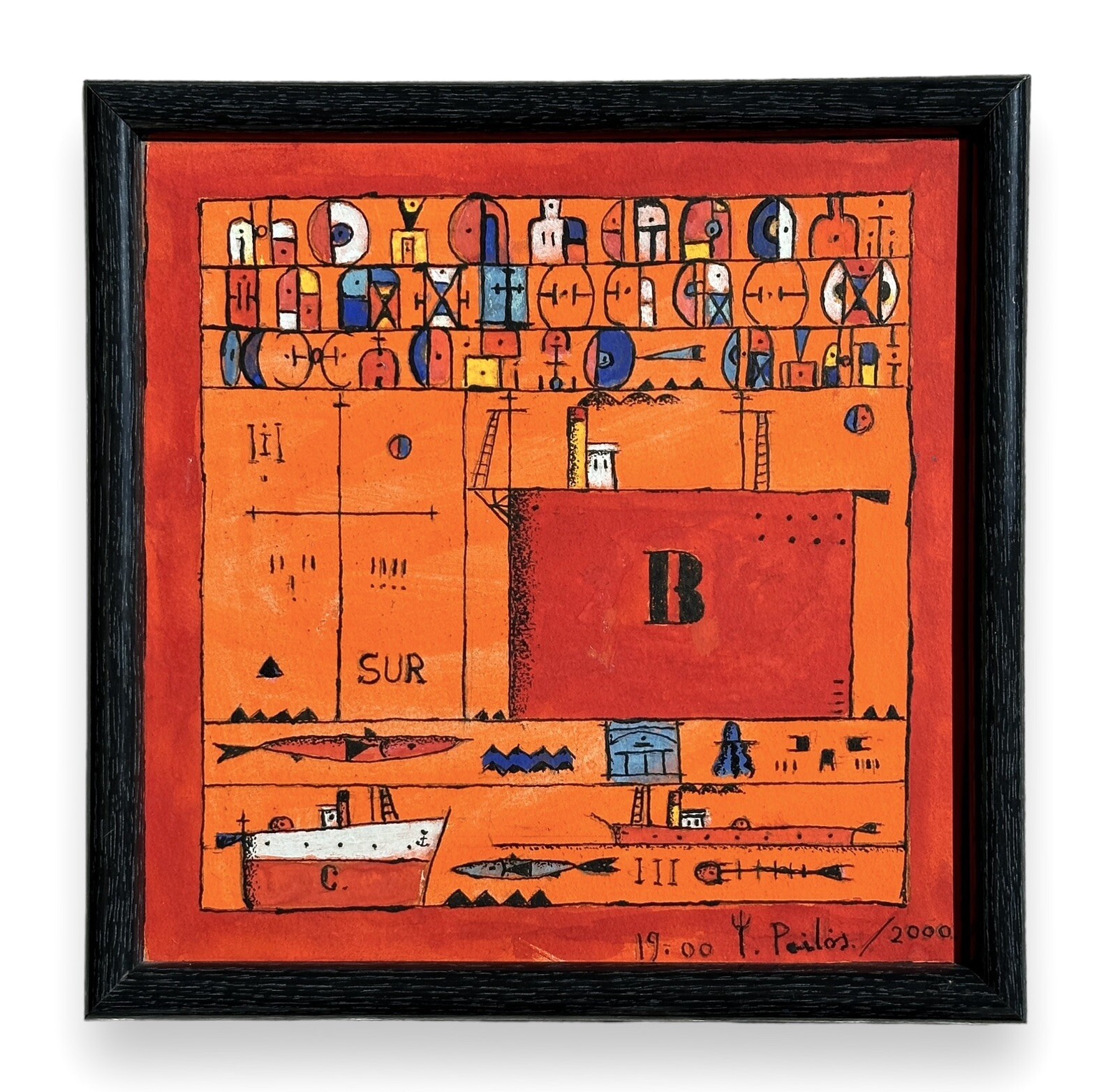 Manuel Pailos Constructivism Painting 2000