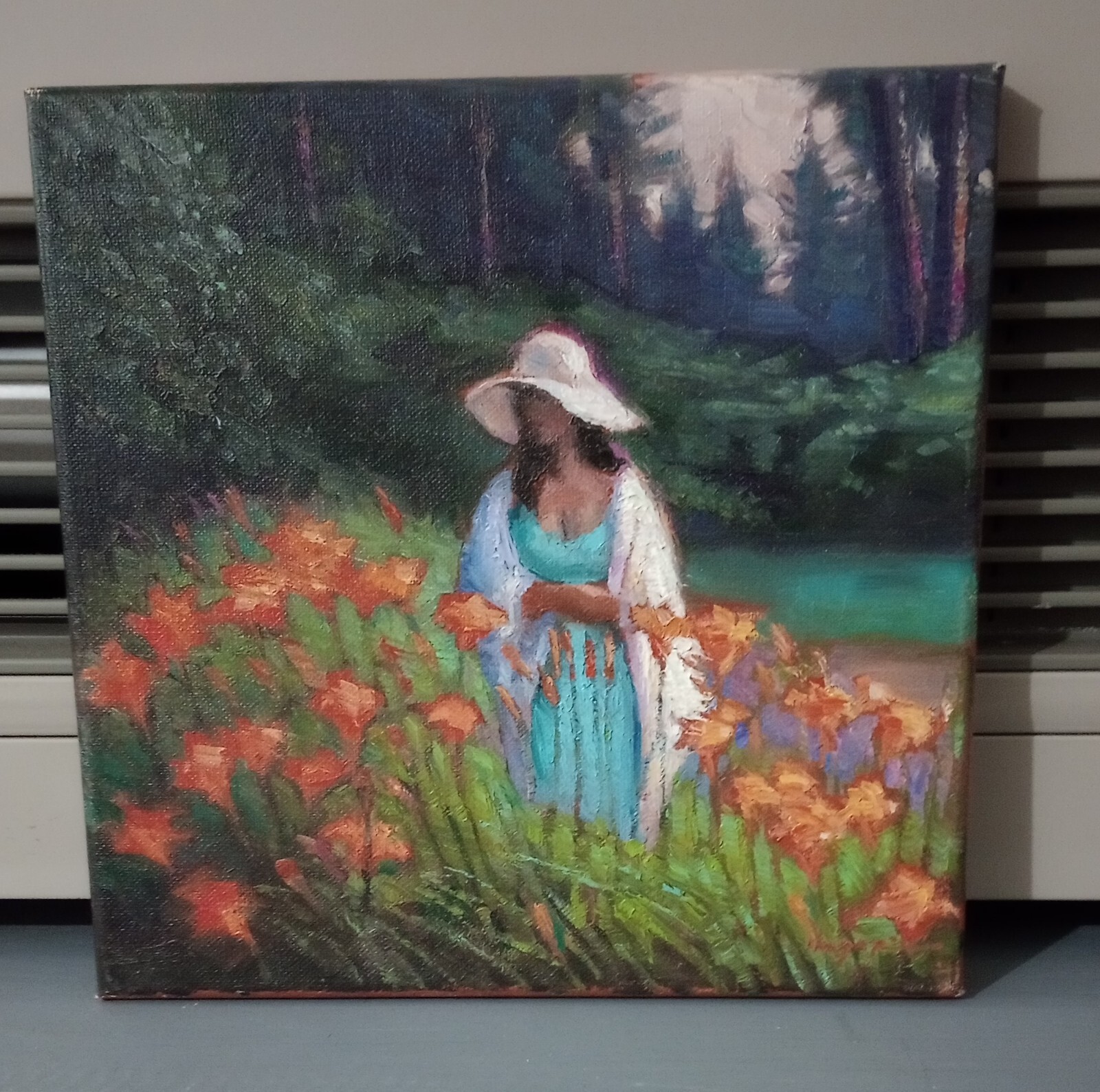 “A Thousand Blooms In June” Philip Hagopian Vermont Artist Painting