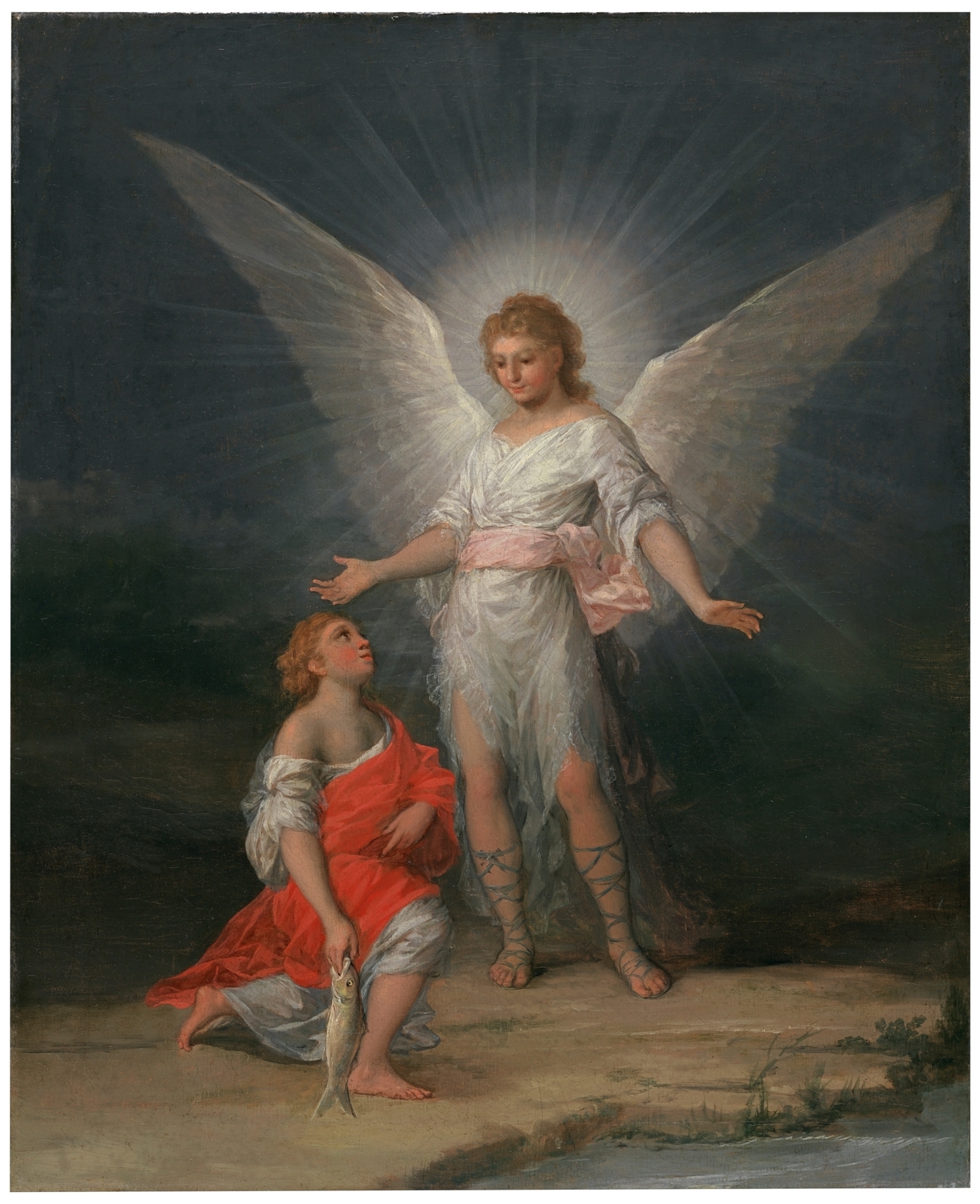 Art Print Francisco de Goya Tobias and the angel Various Giclee oil painting