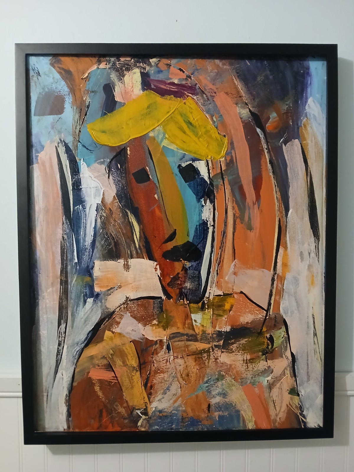 “Without Monday” Original Abstract Painting On Canvas. By Vincent Martin