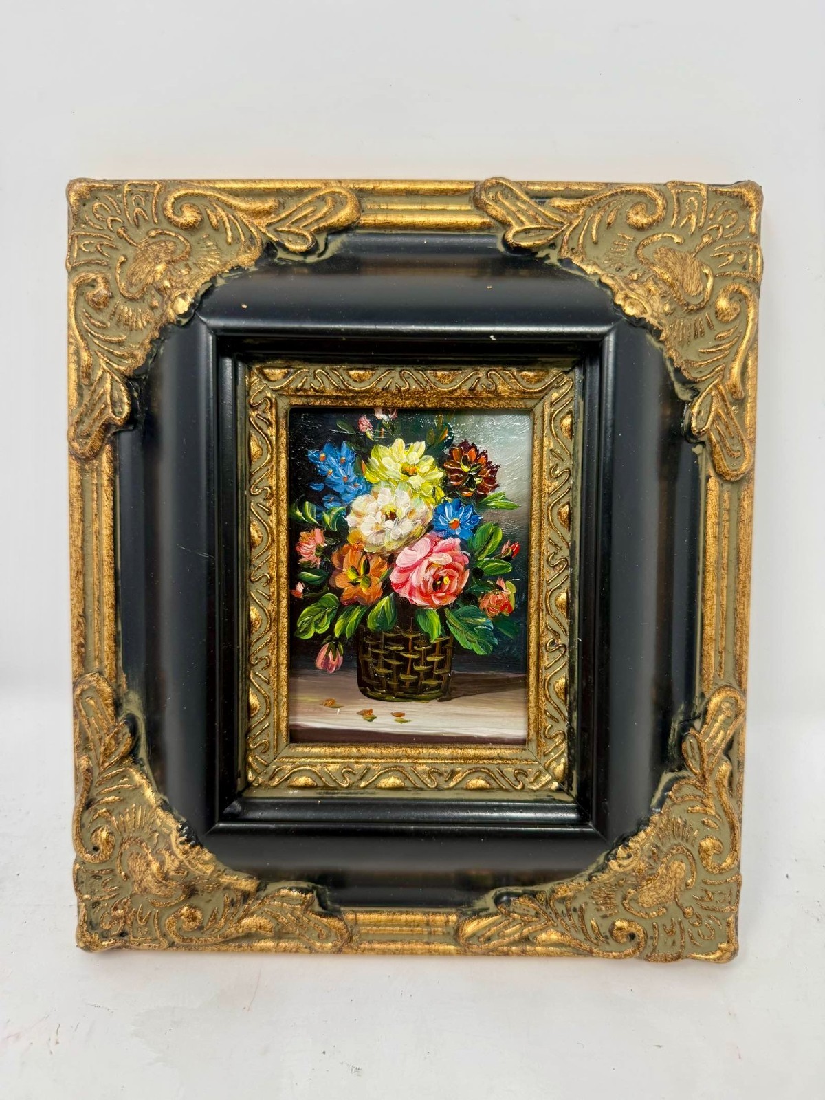 Floral Basket Painting