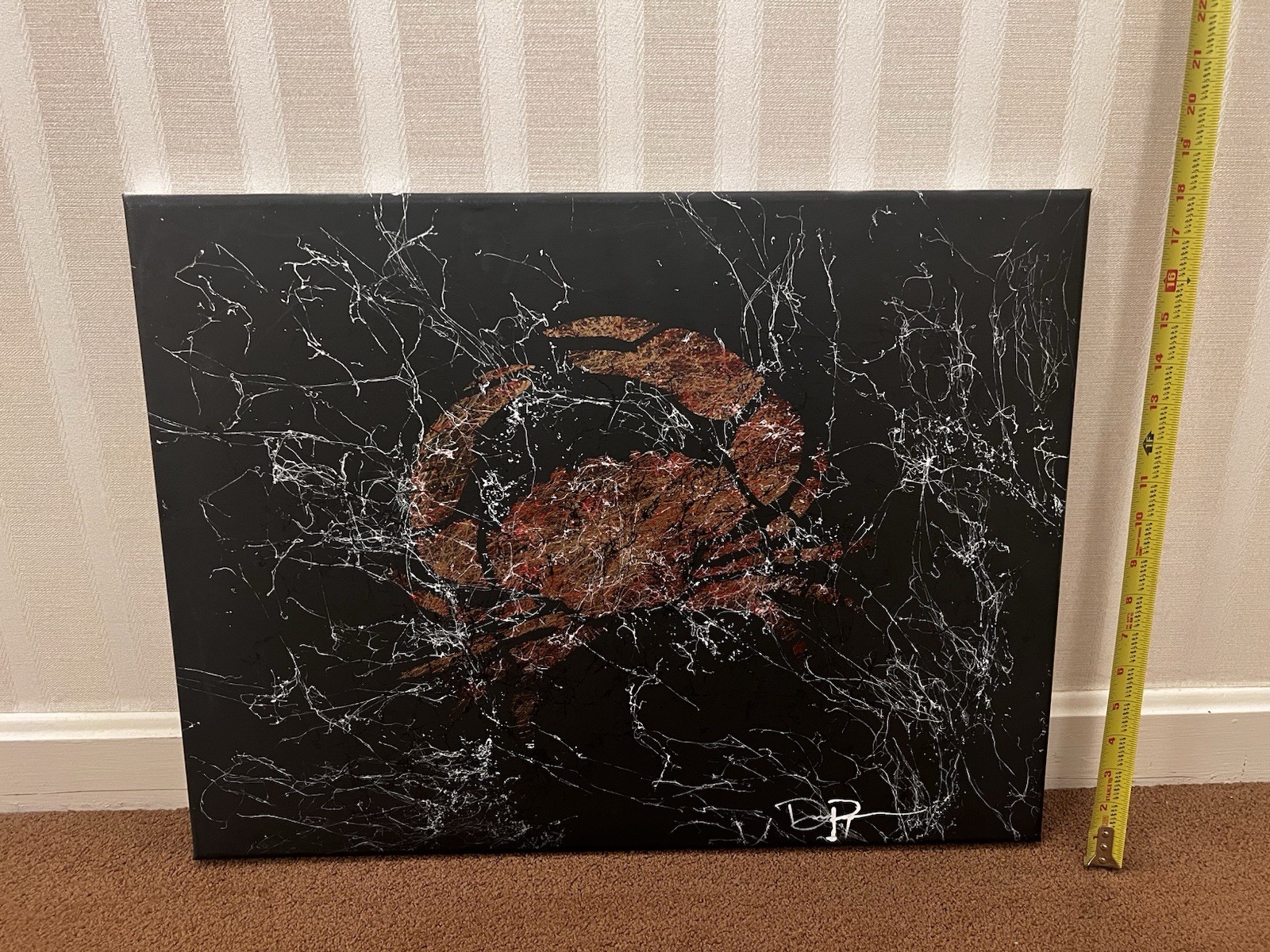 Maryland crab modern Spray Paint Painting