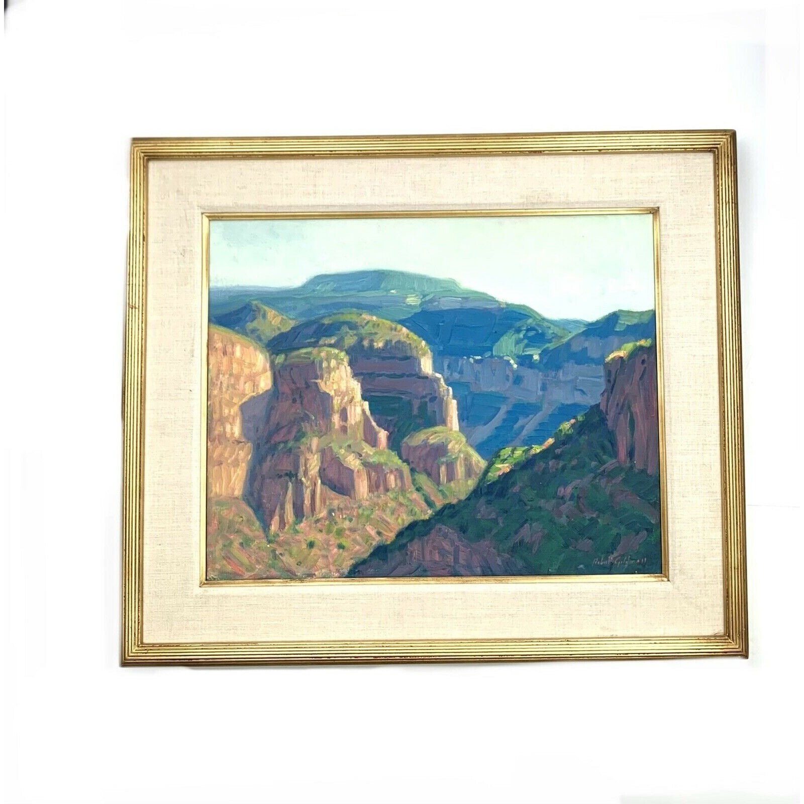 Painting Salt River Canyon by Robert Goldman 2004 Original Fine Art Masterpiece