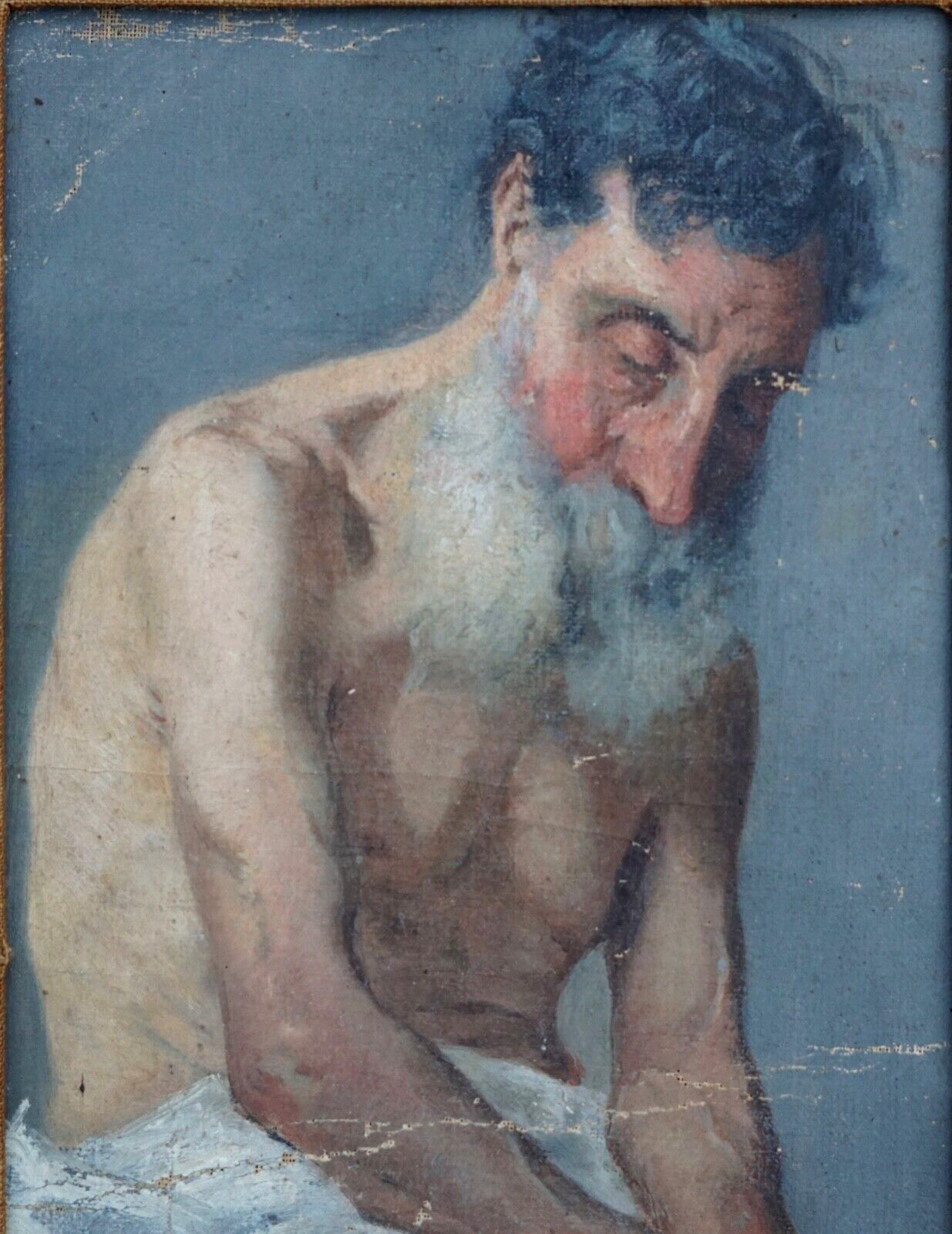 STUDY OF A MAN WITH BEARD, 19TH CENTURY.