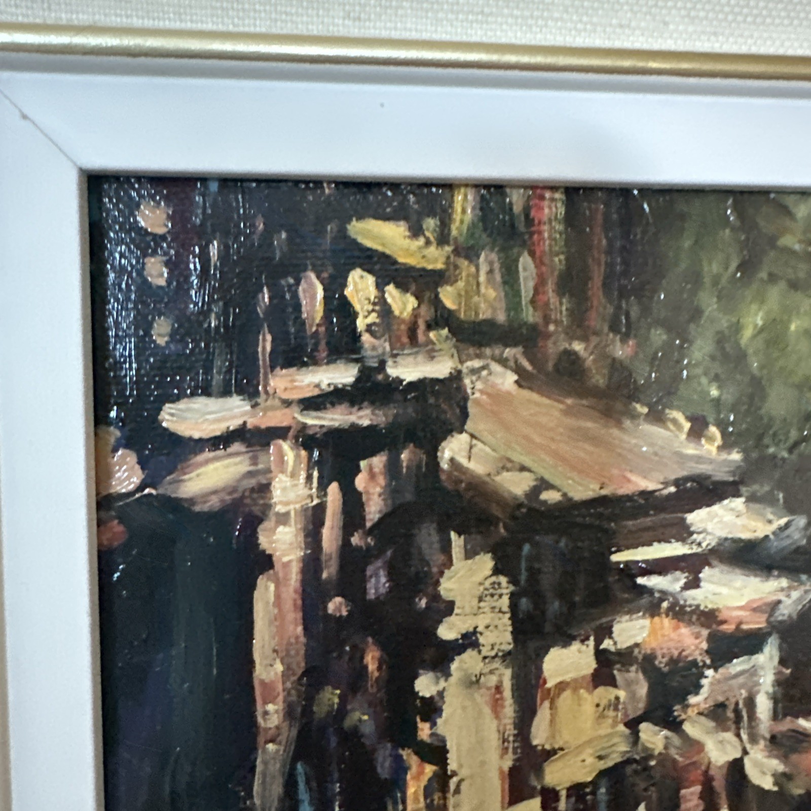 Douglas Kerr McDiarmid (1922-2020) Vintage Oil Painting Cityscape