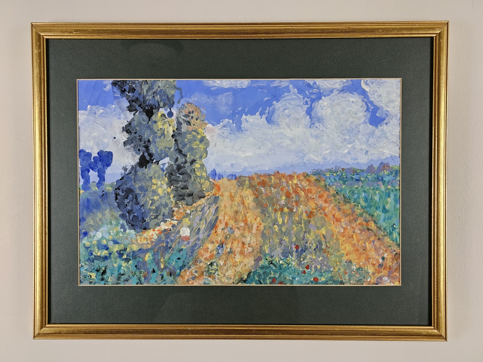 Vintage Original Samuel B. Pratt Painting 21.5×16.5 Framed Art