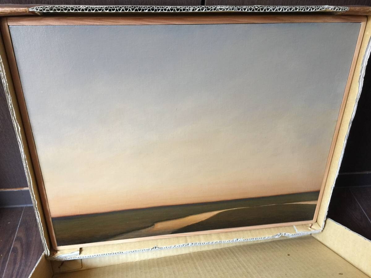 Mark Beck 1991 Original Oil on Canvas Painting “Salt Marsh” Signed Framed