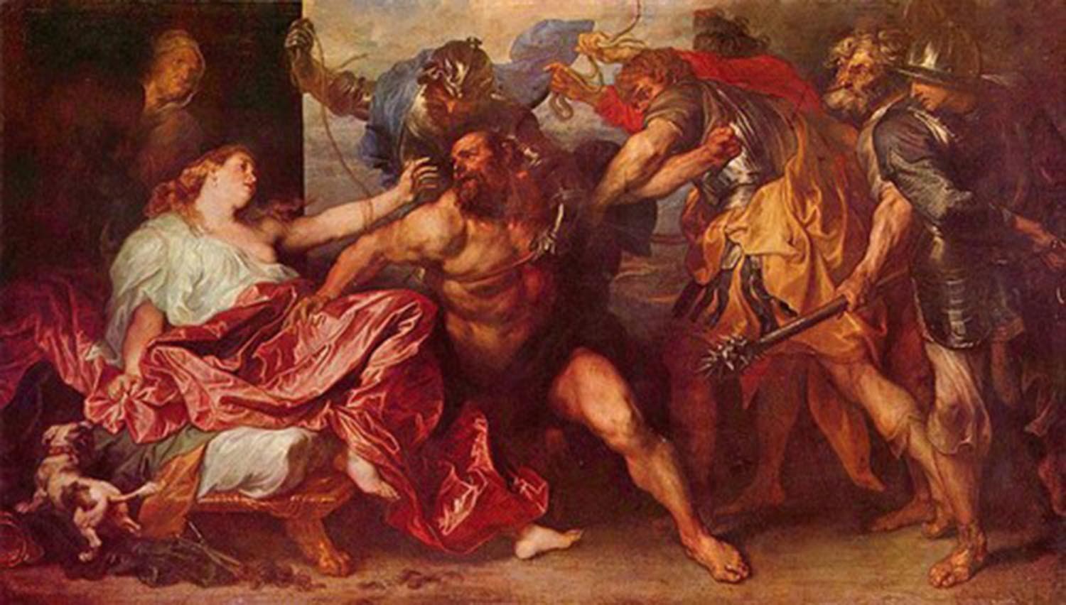 Museum quality oil painting handpainted on canvas “Samson and Dalila “