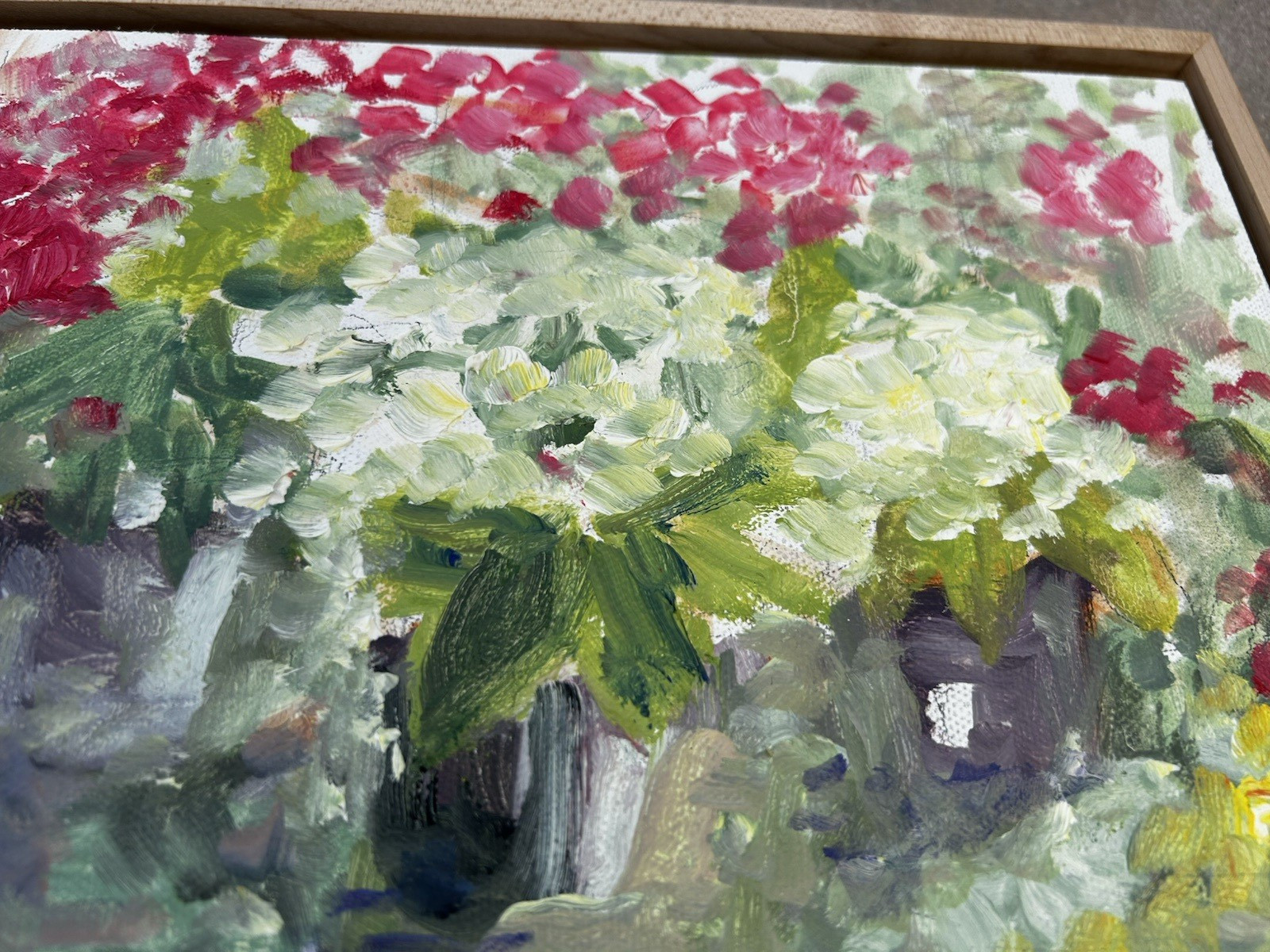 Edwards Green House Idaho Original Impressionism Painting Oil on Canvas Board