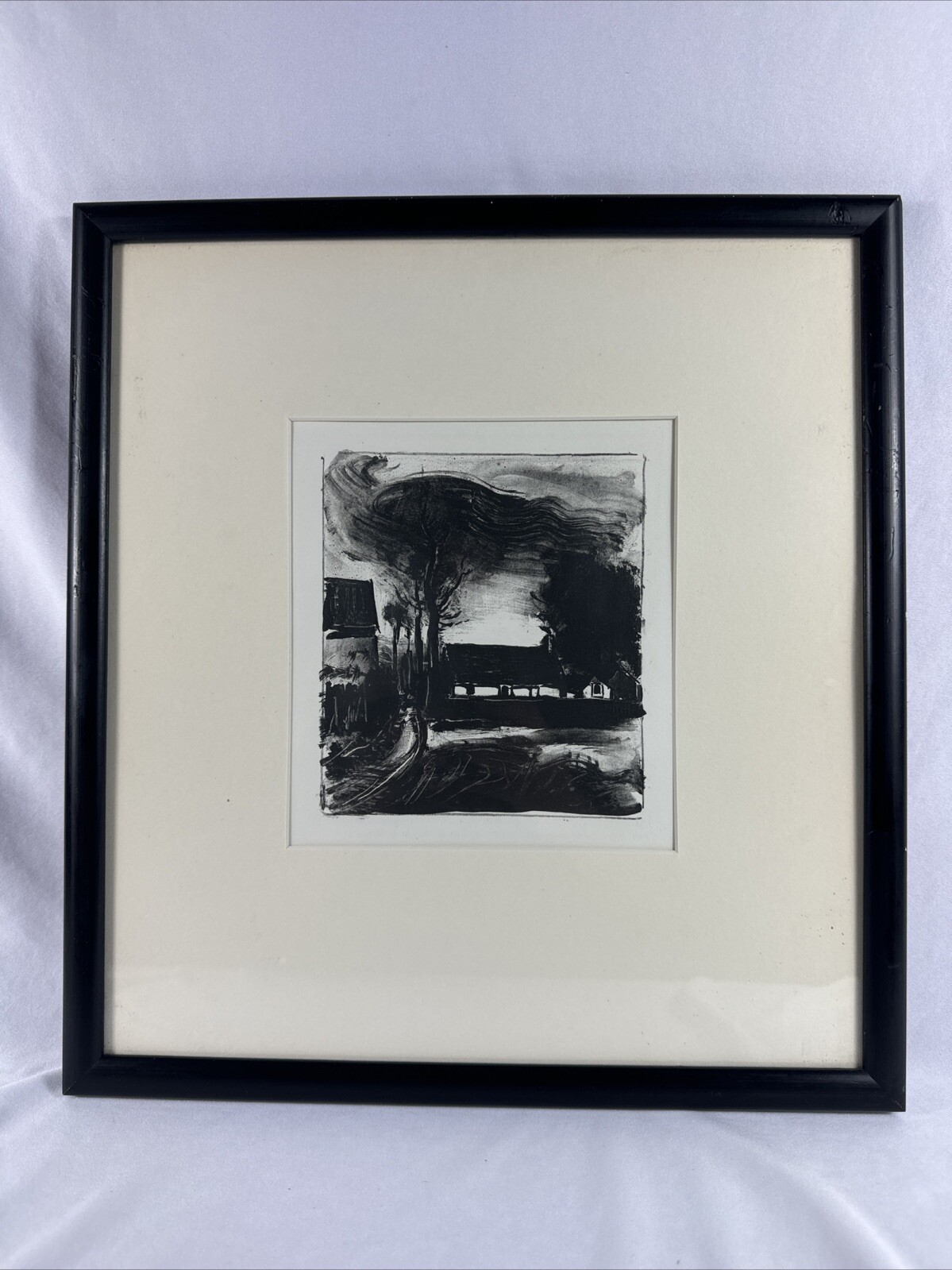 Maurice de Vlaminck ( French 1876 – 1958) Maison Rustiques Lithograph