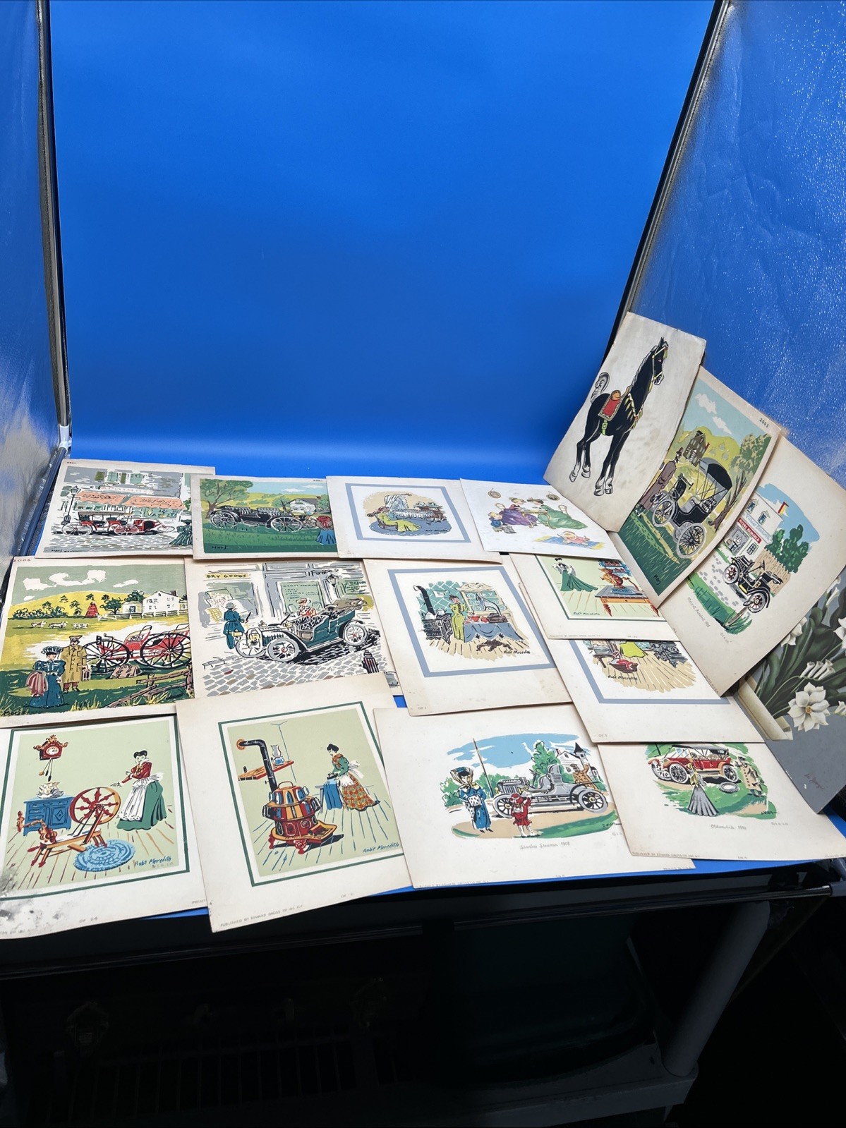 VTG Rob’t MEREDITH Paintings 15+ As Is Huge Lot Art See Pics For Conditions