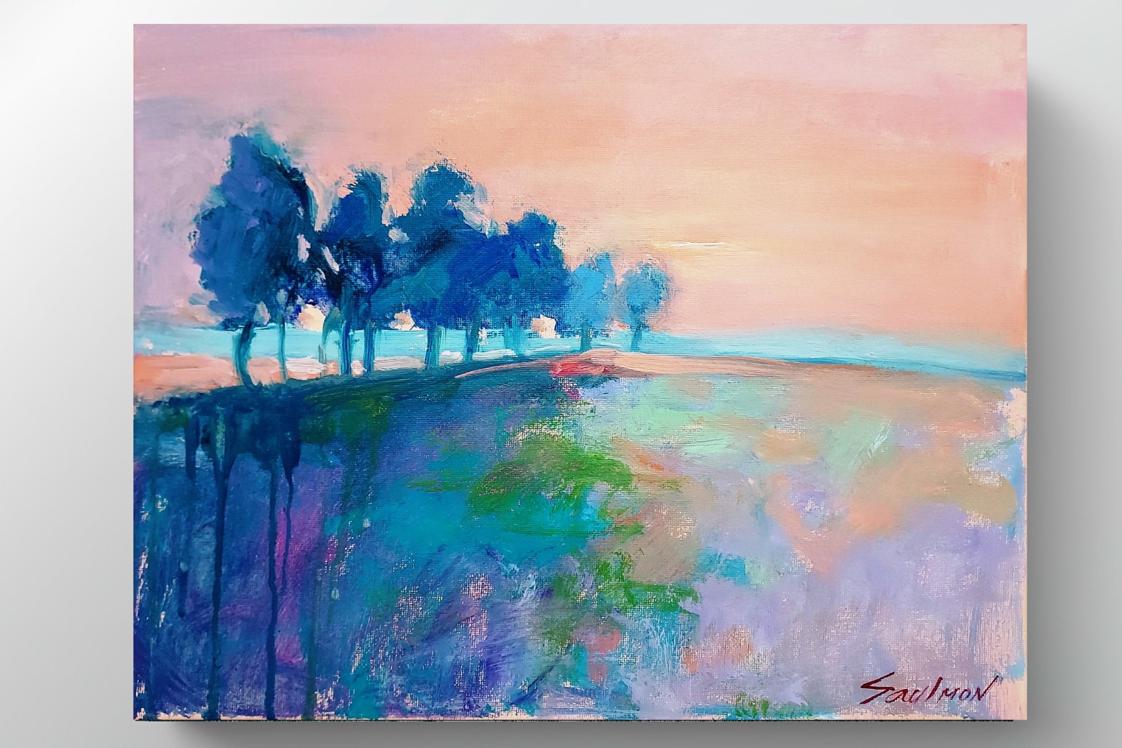 Original Impressionist Painting on 14×11 inch Canvas – Signed by the Artist