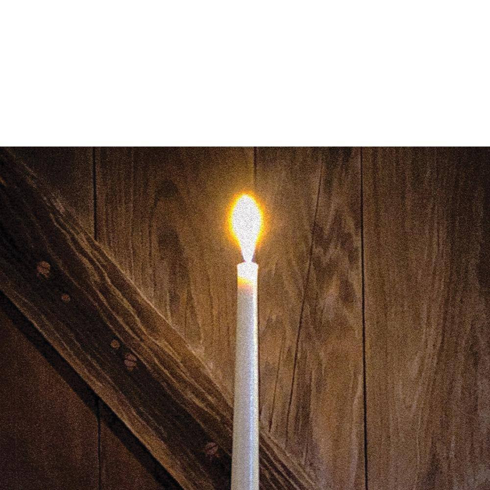 Candle Flame by Steven a Heller 1-Piece Unframed Canvas Drawing Print 30 In. X 3