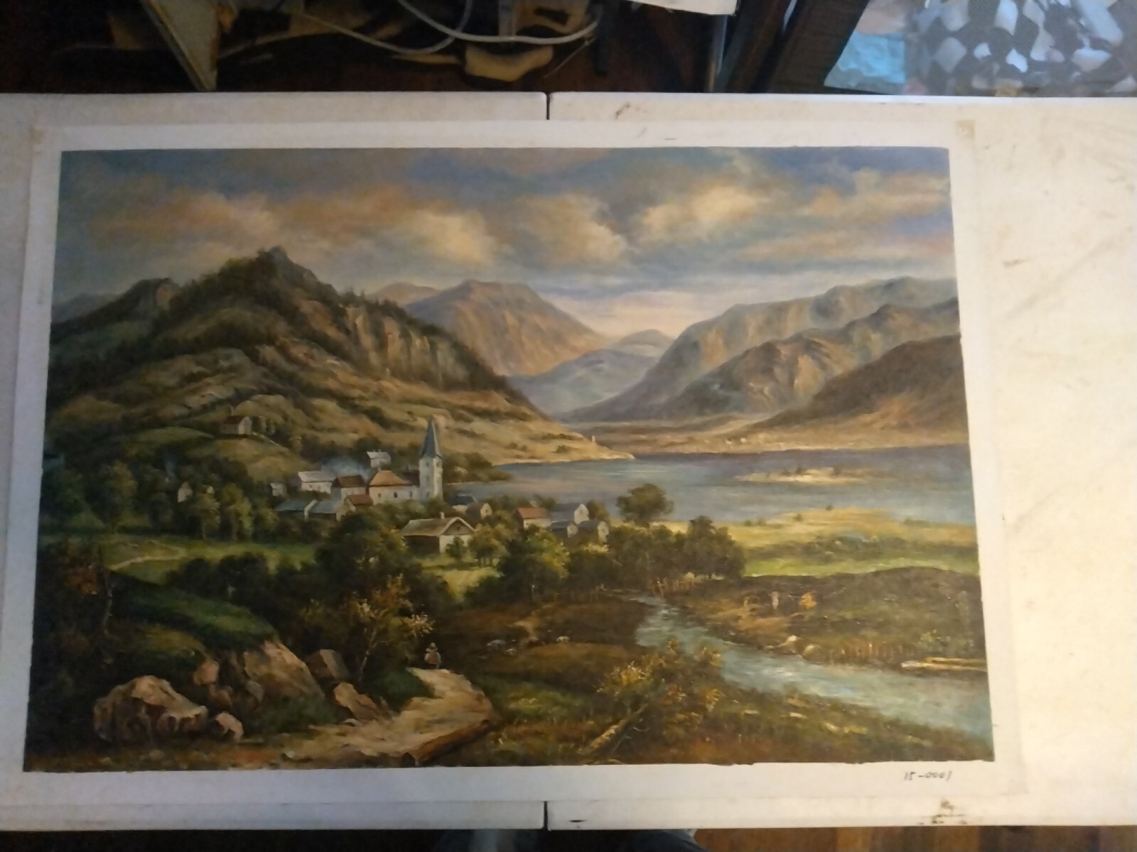 Hand Painted, oil on canvas, 24″ x 36″