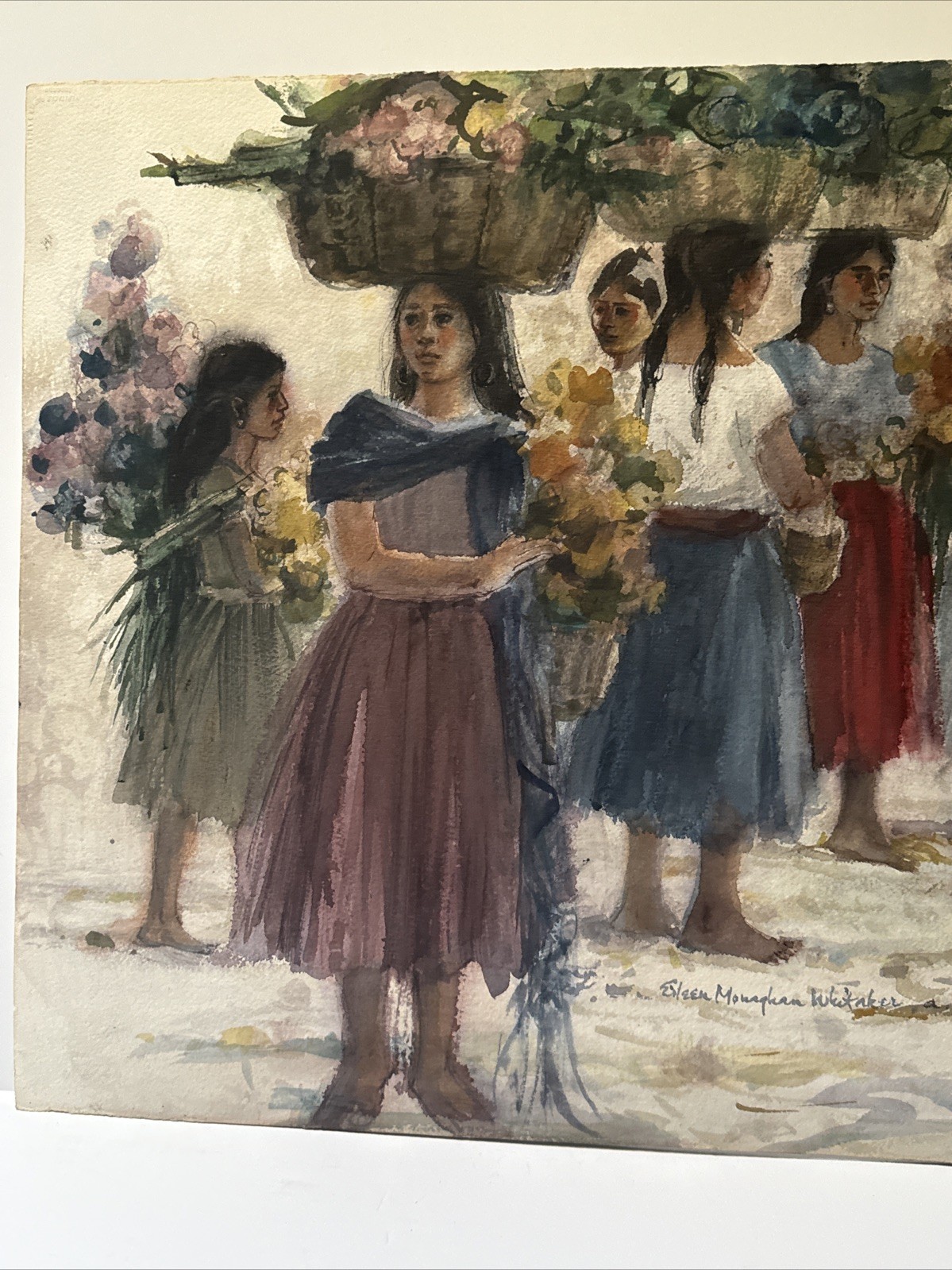Eileen Whitaker Painting Mexican Mexico Portrait People Ladies Woman Women AWS