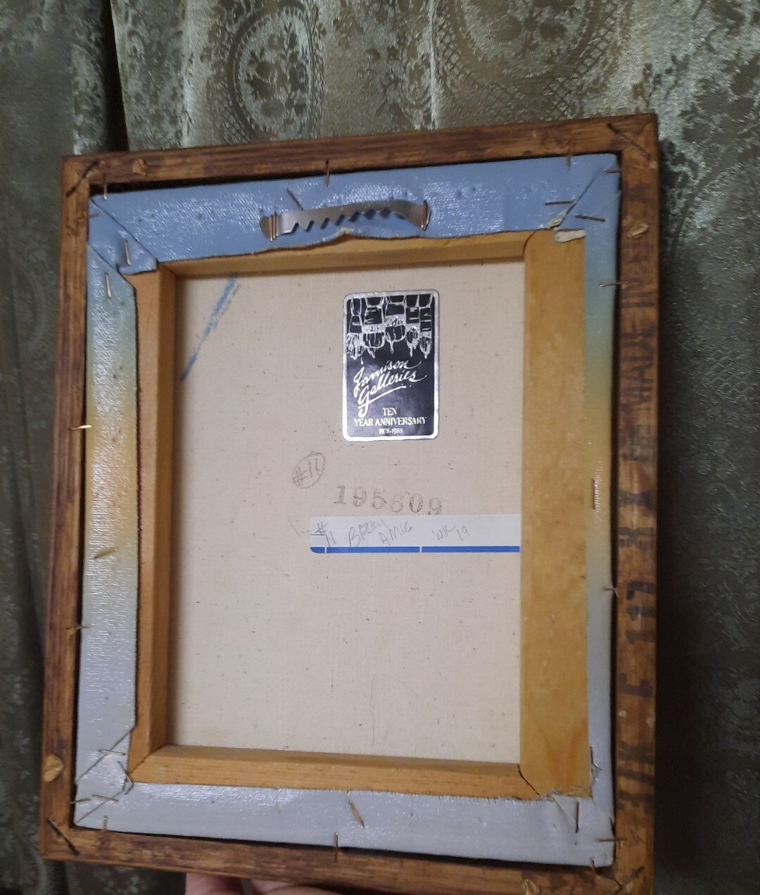 H. Hargrove Framed Original Signed Serigraph Oil Painting Morton Salt Ad