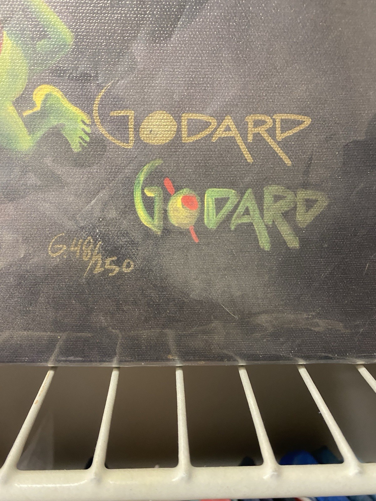 MICHEAL GODARD Signed “POOL SHARK 3 ALL IN “#G.48/250 Hand Painted Art