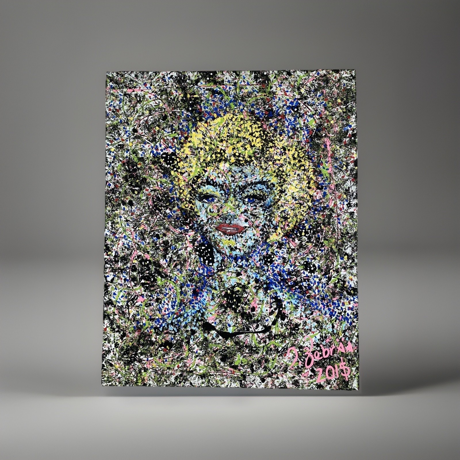 Marilyn Monroe Painting Original Modern Pop Art 30” X 24” Free Shipping!