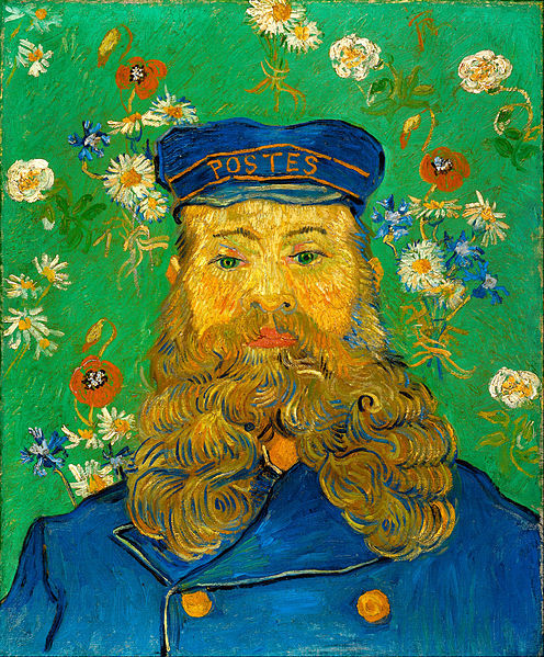 Vincent van Gogh – Portrait of Joseph Roul Painitng Canvas Print wall home Decor